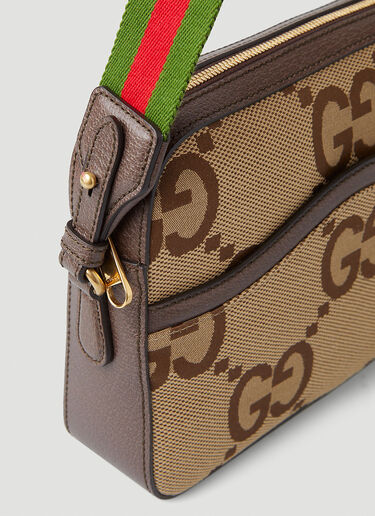 Gucci Jumbo G Messenger Crossbody Bag Brown guc0147189