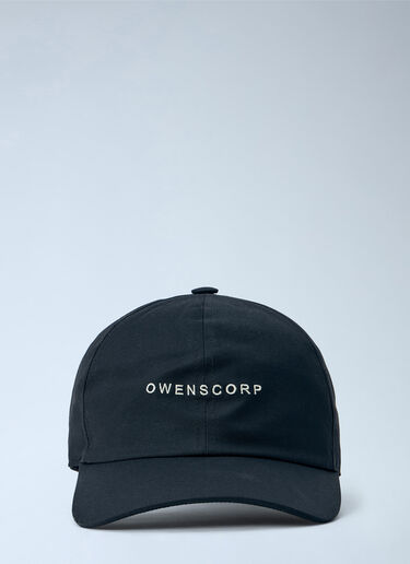Rick Owens Embroidered Baseball Cap Black ric0165035