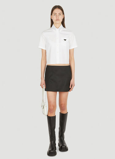 Re-Nylon Mini Skirt Prada Re-Nylon Mini Skirt Black pra0252008