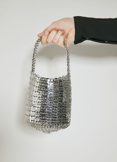 Rabanne 1969 Bucket Shoulder Bag Silver pac0253032