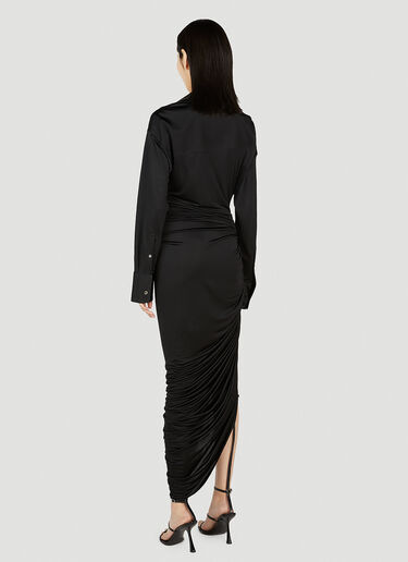 Cowl Neck Dress Alexander Wang Cowl Neck Dress Black awg0252001