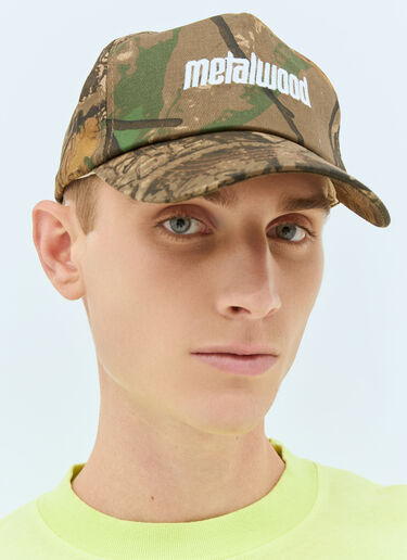 Metalwood Studio Metal Logo Baseball Cap Green met0156009