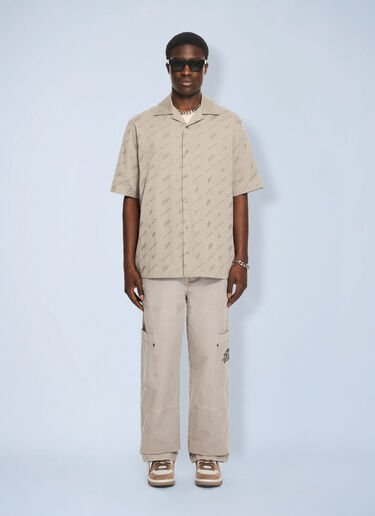 LN-CC® - Off-White: Owr Cotnyl Jacq Bowl Shirt - Multicolor Off-White Owr Cotnyl Jacq Bowl Shirt Multicolor ofw0164195
