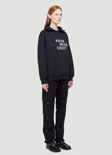 032C Text Print Sweatshirt  cee0310002