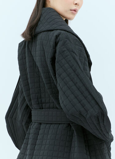 Issey Miyake 绗缝夹克  黑色 ism0255006