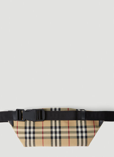 Burberry 스티비 체크 벨트 백 베이지 bur0153060