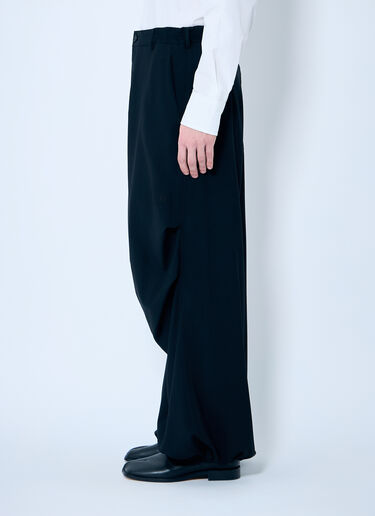 MM6 Maison Margiela Tapered Wool Pants Black mmm0159007