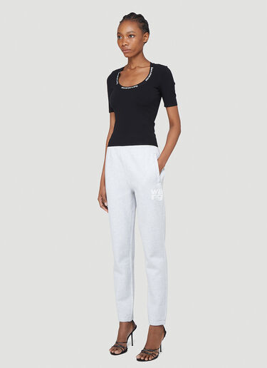 Alexander Wang Slim-Leg Track Pants Grey awg0242016