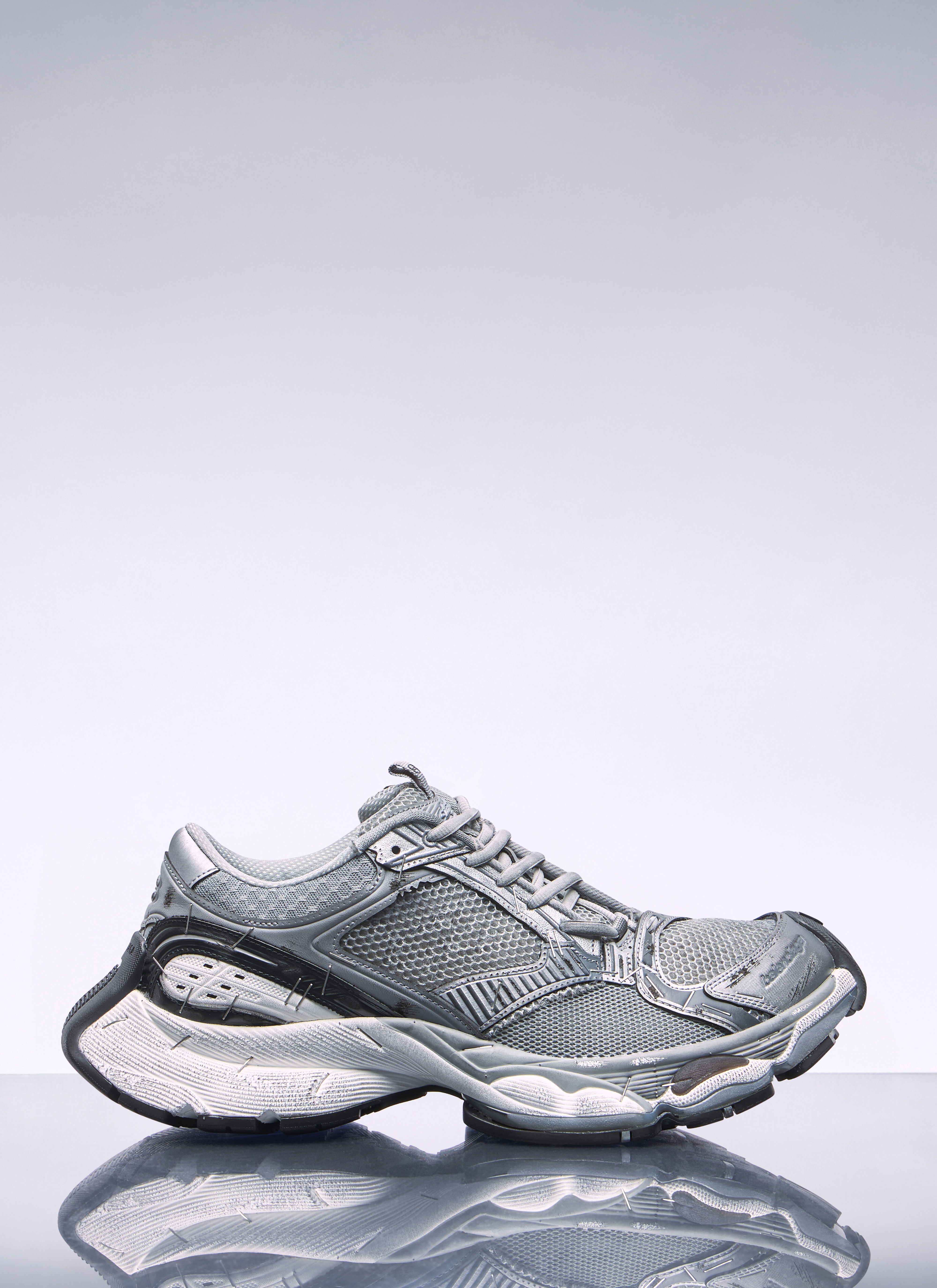 Balenciaga Men's' Stapler Sneakers in Grey | LN-CC®