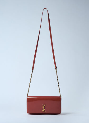Saint Laurent Cassandre Phone Case On Chain Red sla0259085