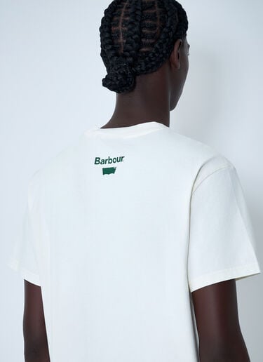 Logo Motif T-Shirt Levi's x Barbour Logo Motif T-Shirt White leb0162006