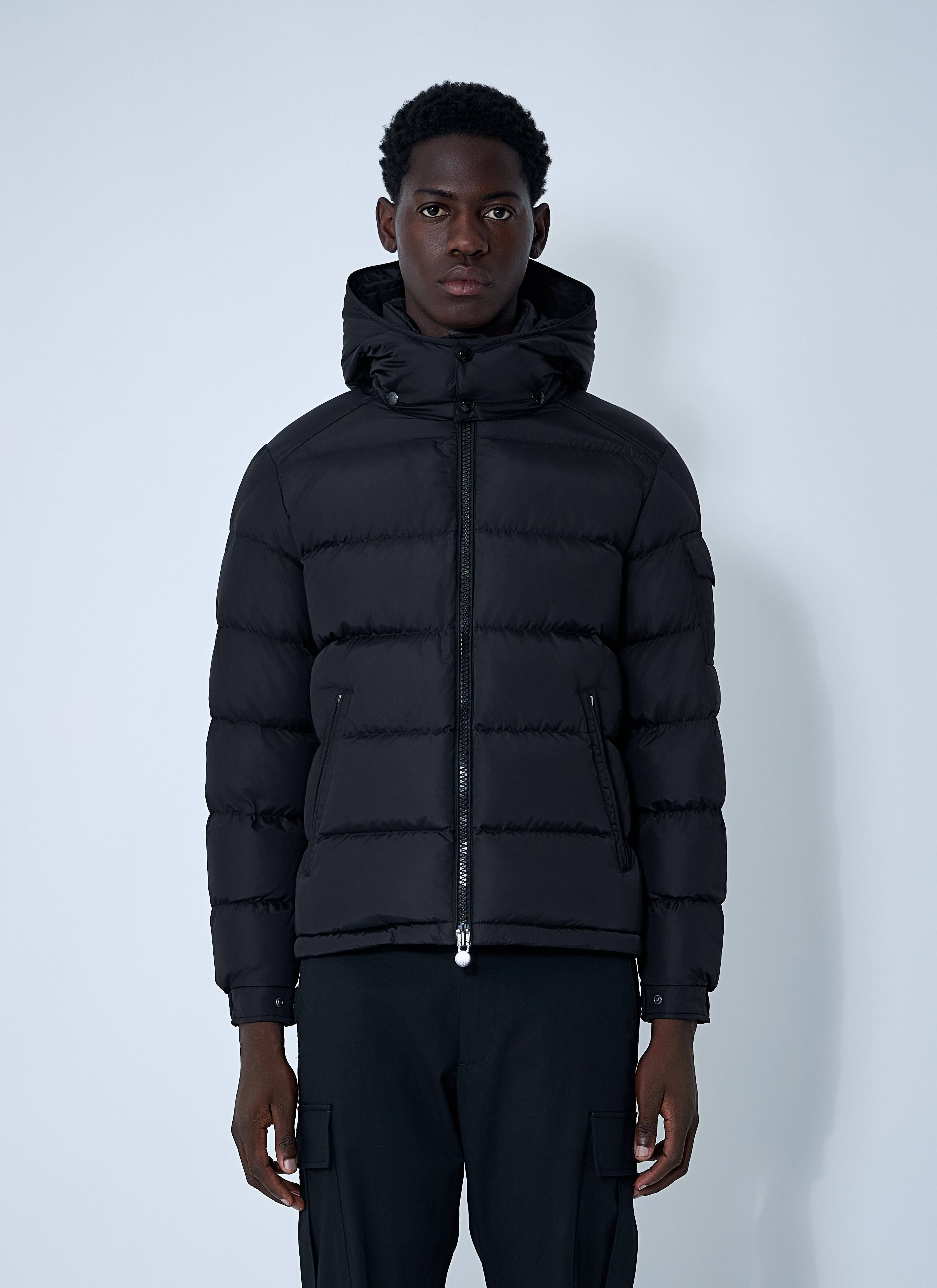Moncler Men's' Maya Short Down Jacket in Black | LN-CC®