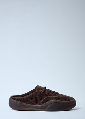 ERL Corduroy Camino Mule Sneakers Brown erl0162010