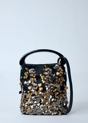 Dries Van Noten マイクロ装飾付きバッグ  ブラック dvn0259007