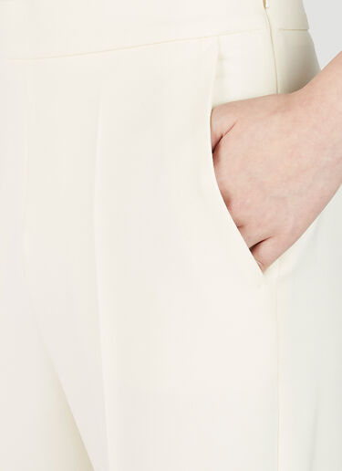Max Mara Nepeta Tailored Pants White max0251012