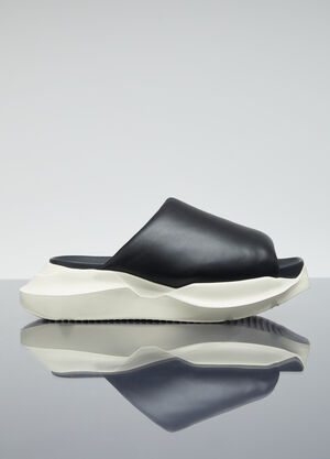 Rick Owens 게스 퍼퍼 슬라이드 블랙 ric0256004