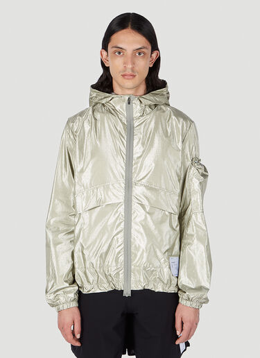 Satisfy Silvershell Packable Windbreaker Jacket Green sat0151006