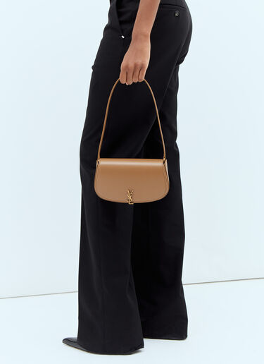 Saint Laurent Mini Voltaire Shoulder Bag Brown sla0256025