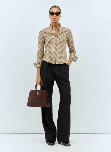 Burberry Small Rocking Horse Tote Bag Brown bur0258016