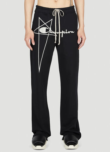 Rick Owens x Champion Dietrich Track Pants Black roc0153009
