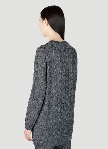 Lurex Cardigan Gucci Lurex Cardigan Grey guc0251295