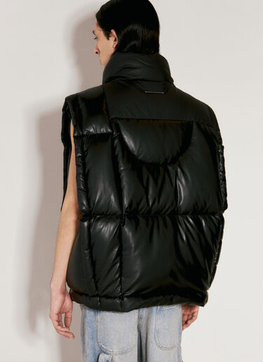 MM6 Maison Margiela x Chen Peng Puffer Gilet Black mmm0154011