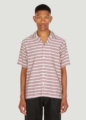 Soulland Orson Stripe Shirt Red sld0149007