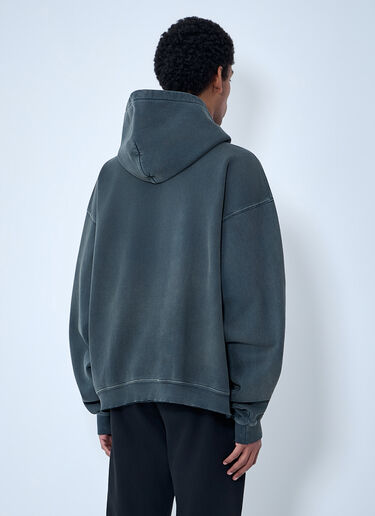 Gallery Dept. Oversized Cotton-Blend Hooded Sweatshirt Black gdp0162060