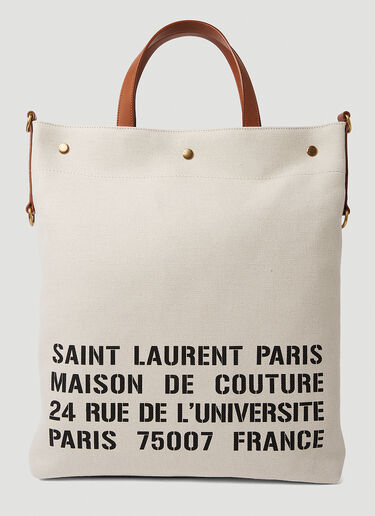 Saint Laurent Universite 托特包 乳白色 sla0149062