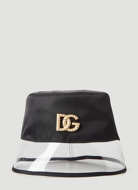 Meryll Rogge Embellished Logo Bucket Hat Black rog0250010