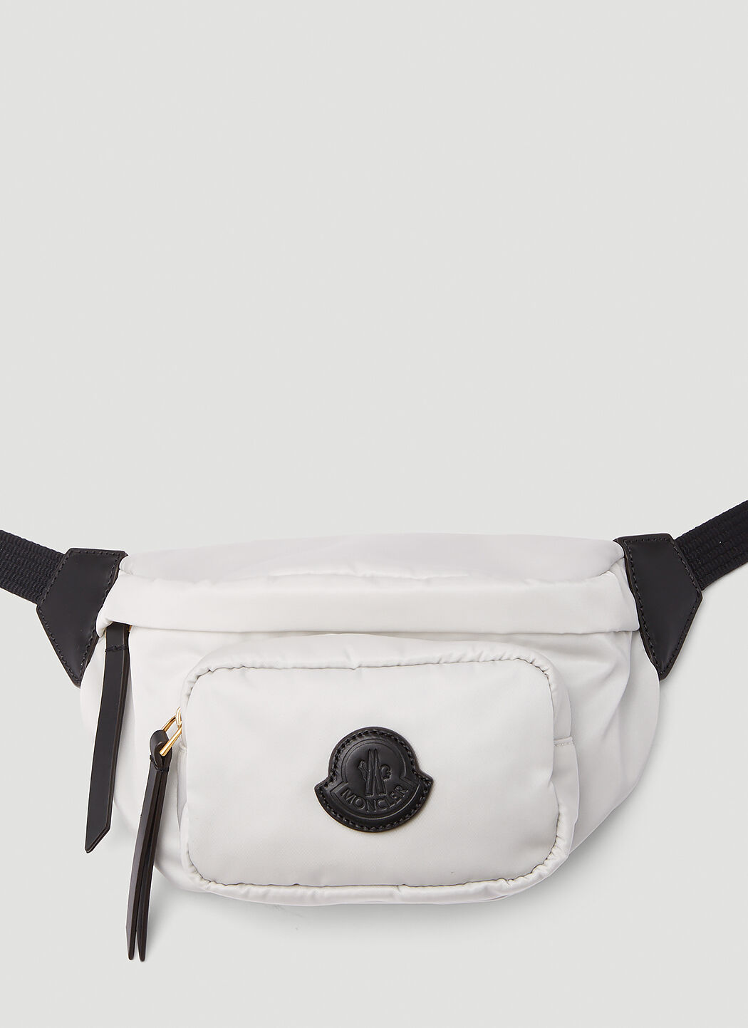 Moncler Logo Belt Bag in White LN CC