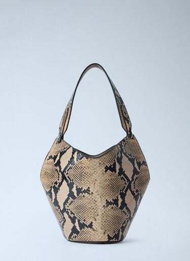 LN-CC® - Khaite: Lotus Mini Tote Bag - Beige Khaite Lotus Mini Tote Bag Beige kha0265024