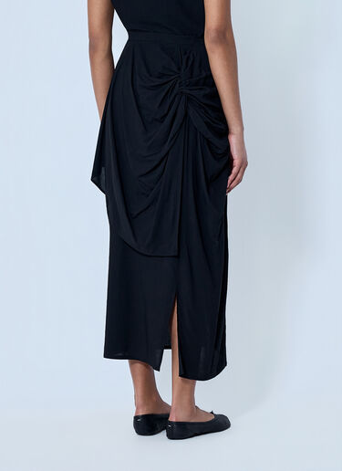 LIMI Feu B Twisted Skirt Black lmf0264006