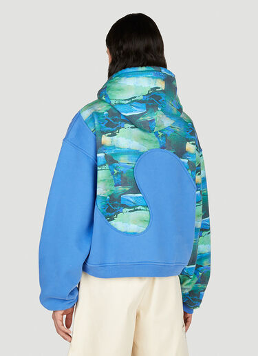 ERL Swirl Hooded Sweatshirt Blue erl0152012