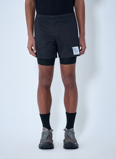 Satisfy Elasticated Waist Performance Shorts Black sat0162007