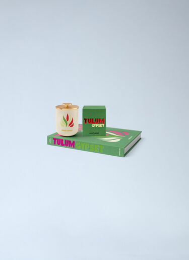 Assouline Tulum Gypset Travel Candle Green wps0691921