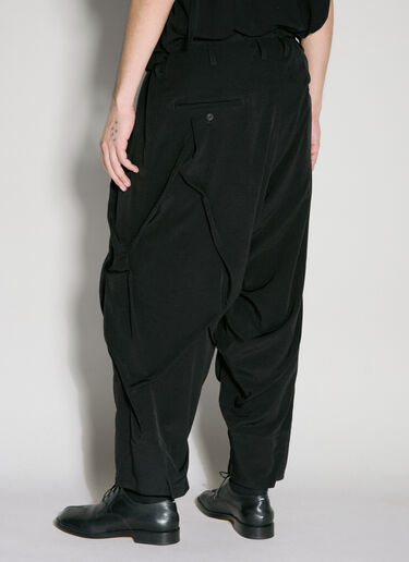 Yohji Yamamoto ランダムトラックパンツ  ブラック yoy0156006