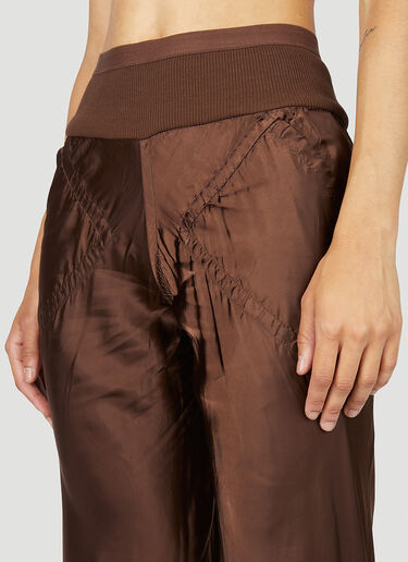 Bias Cut Satin Pants Rick Owens Bias Cut Satin Pants Brown ric0253006