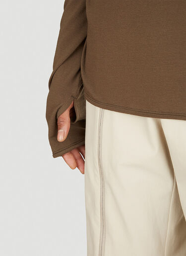 POST ARCHIVE FACTION (PAF) 5.1 长袖 Center 针织衫 橄榄绿 paf0154006