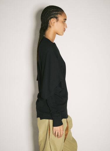 Kiko Kostadinov Circle 平纹针织上衣 黑色 kko0258008
