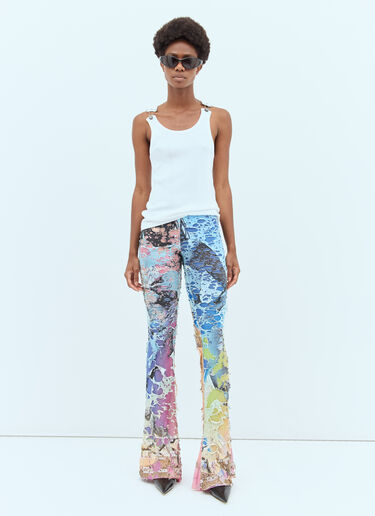 Diesel P-Mayim Flared Pants Blue dsl0256031