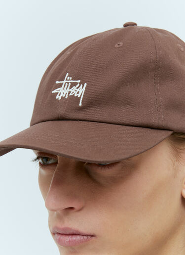 Basic Stock Low Pro Baseball Cap Stüssy Basic Stock Low Pro Baseball Cap Brown sts0153019
