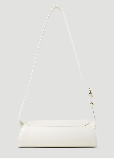 Jil Sander Cannolo Small Shoulder Bag Cream jil0253020