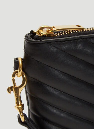 Saint Laurent Cassandre Matelassé Pouch Black sla0231049