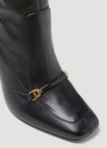 Saint Laurent Priscilla 皮靴 黑色 sla0245140