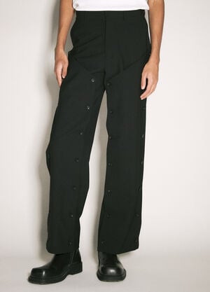 Y/Project Button Panel Pants Black ypr0358011