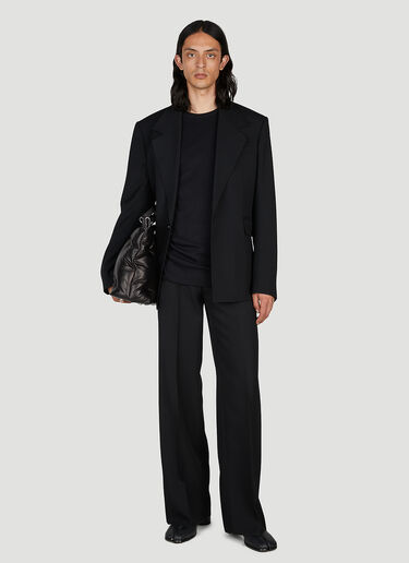 데이비 롱 슬리브 티셔츠 Ann Demeulemeester 데이비 롱 슬리브 티셔츠 블랙 ann0152009