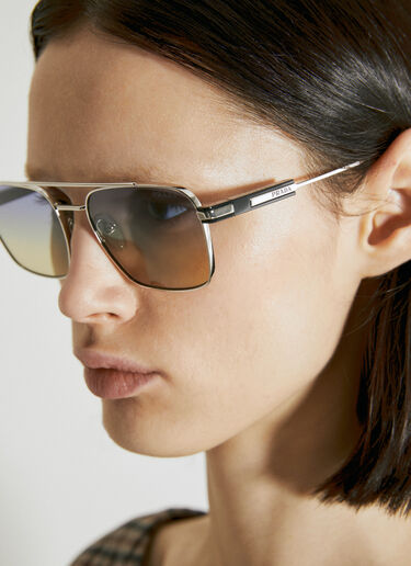 Prada Metal Frame Sunglasses Silver lpr0353003