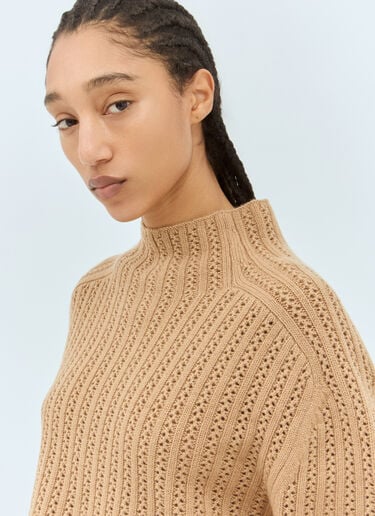 Max Mara Wool-And-Cashmer-Blend Sweater Beige max0257025