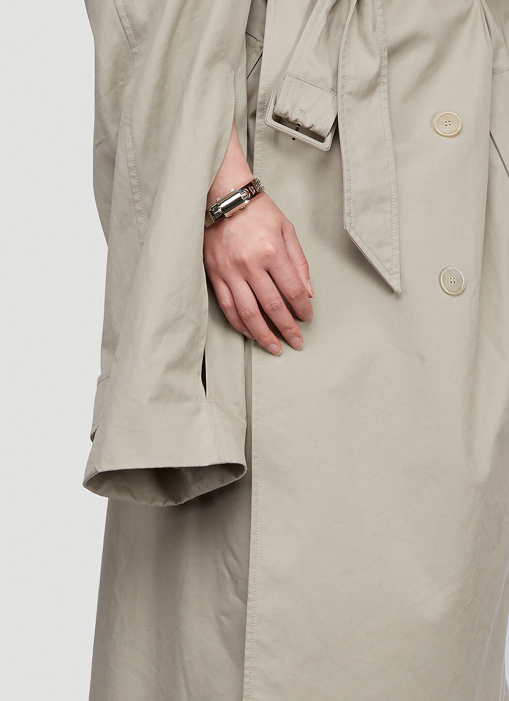 Balenciaga bracelet silver best sale
